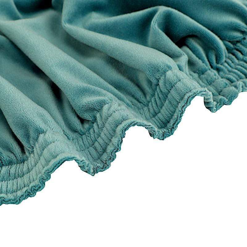 Stretchable Velvet Chair Seat Cushion Cover