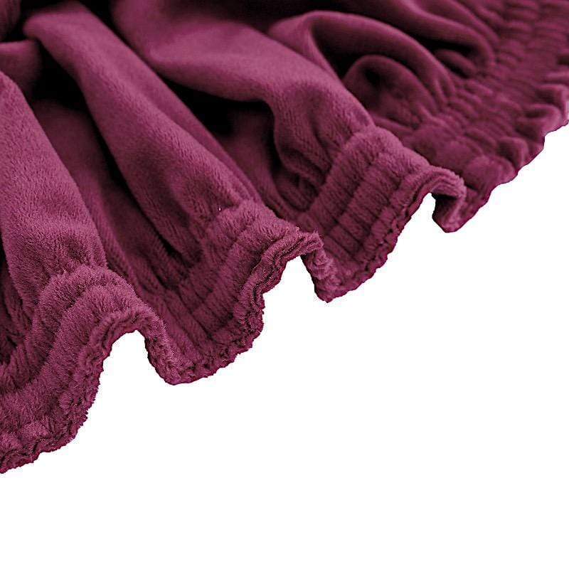 Stretchable Velvet Chair Seat Cushion Cover