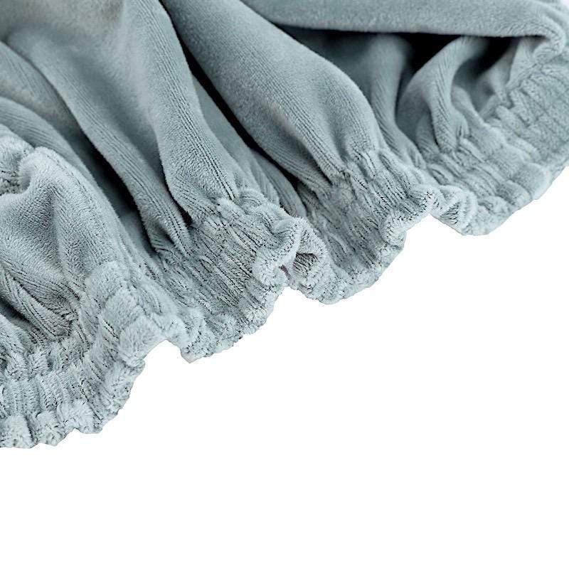 Stretchable Velvet Chair Seat Cushion Cover