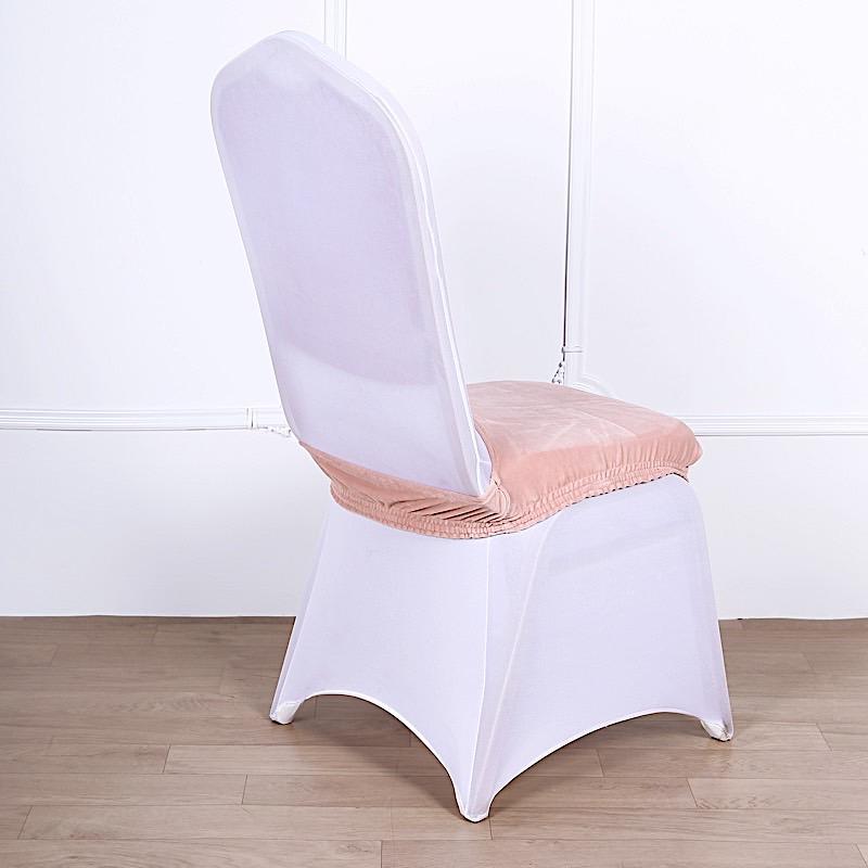 Stretchable Velvet Chair Seat Cushion Cover