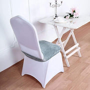 Stretchable Velvet Chair Seat Cushion Cover
