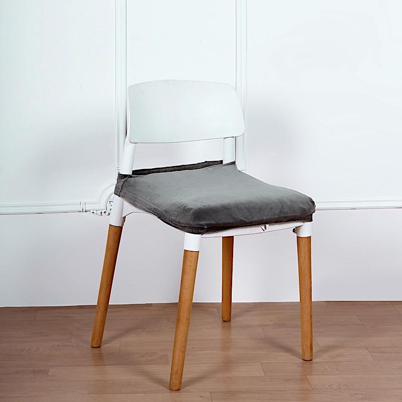 Stretchable Velvet Chair Seat Cushion Cover
