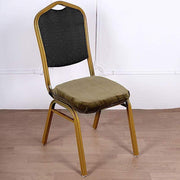 Stretchable Velvet Chair Seat Cushion Cover