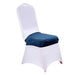 Stretchable Velvet Chair Seat Cushion Cover FURN_CUSHVEL02_NAVY