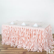 Taffeta Curly Table Skirt
