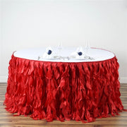 Taffeta Curly Table Skirt