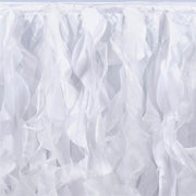 Taffeta Curly Table Skirt