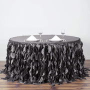 Taffeta Curly Table Skirt