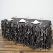 Taffeta Curly Table Skirt