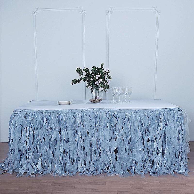 Taffeta Curly Table Skirt