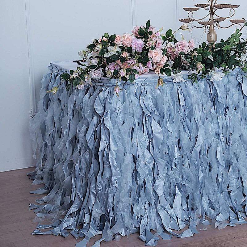 Taffeta Curly Table Skirt
