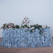 Taffeta Curly Table Skirt