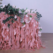 Taffeta Curly Table Skirt