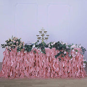 Taffeta Curly Table Skirt