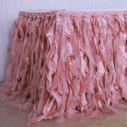 Taffeta Curly Table Skirt