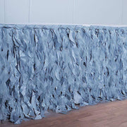 Taffeta Curly Table Skirt