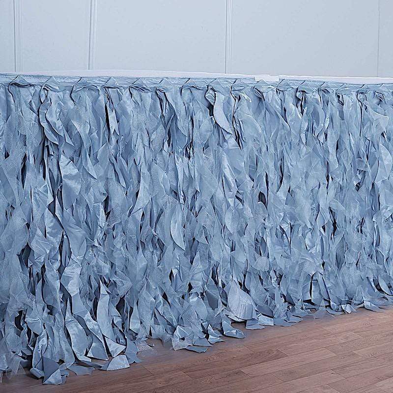 Taffeta Curly Table Skirt