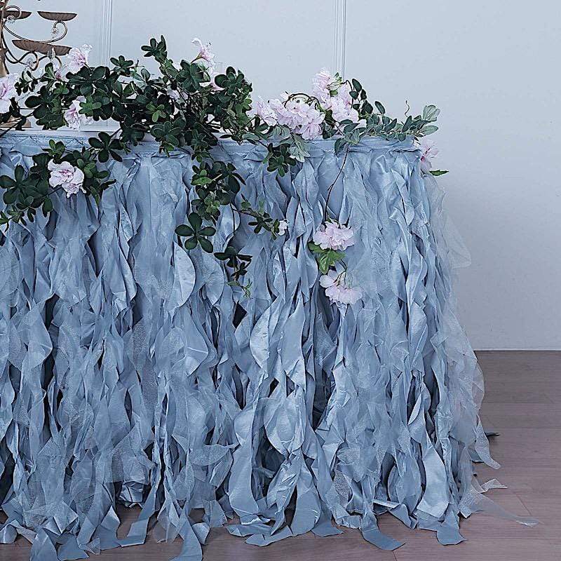Taffeta Curly Table Skirt
