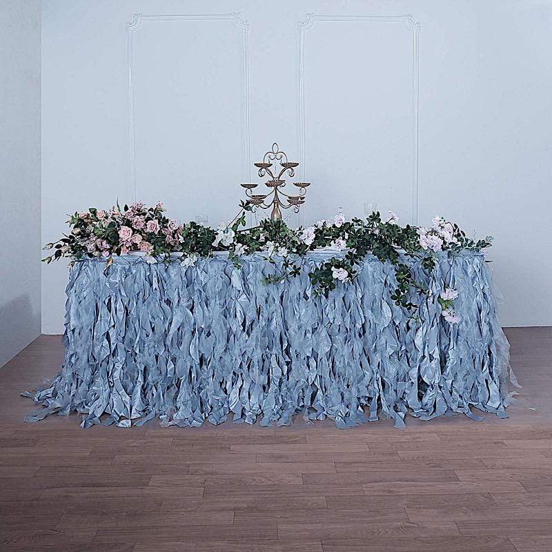 Taffeta Curly Table Skirt
