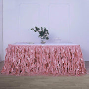 Taffeta Curly Table Skirt