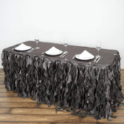 Taffeta Curly Table Skirt