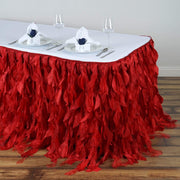Taffeta Curly Table Skirt