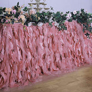 Taffeta Curly Table Skirt