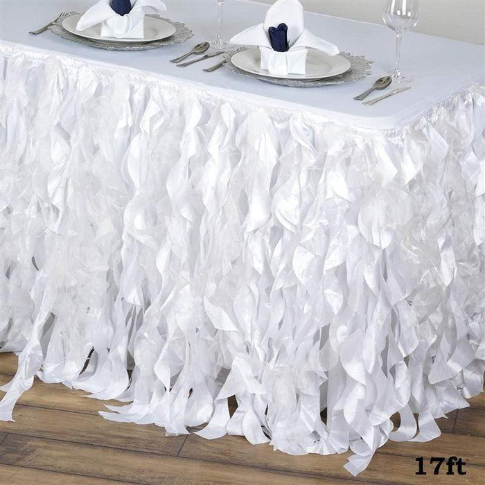 Taffeta Curly Table Skirt SKT_03_001_17
