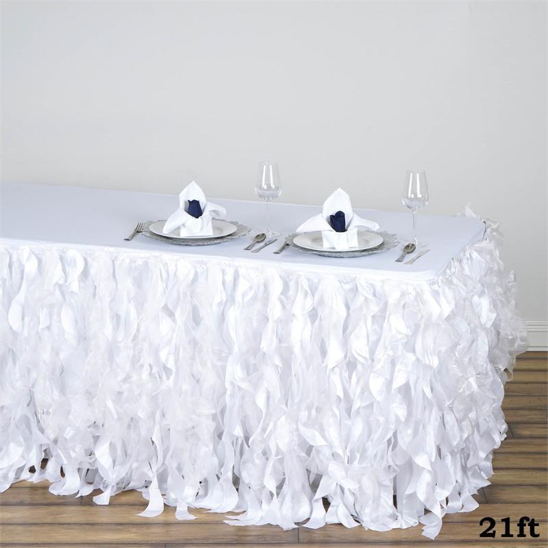 Taffeta Curly Table Skirt SKT_03_001_21