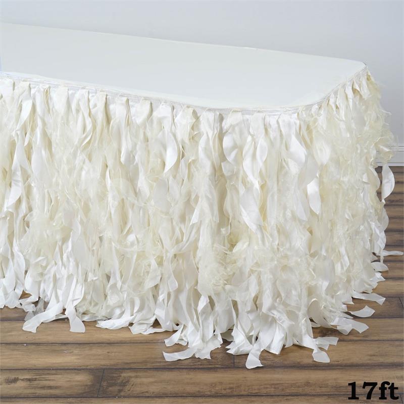 Taffeta Curly Table Skirt SKT_03_002_17