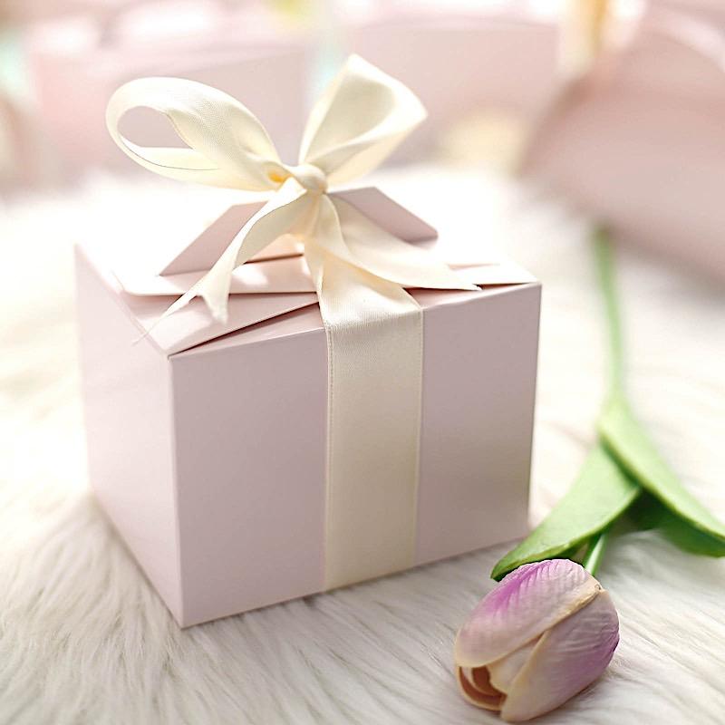 Tote Boxes with Handles for Wedding Favors