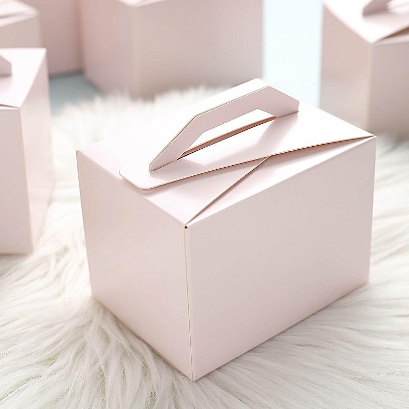 Tote Boxes with Handles for Wedding Favors