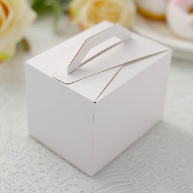 Tote Boxes with Handles for Wedding Favors