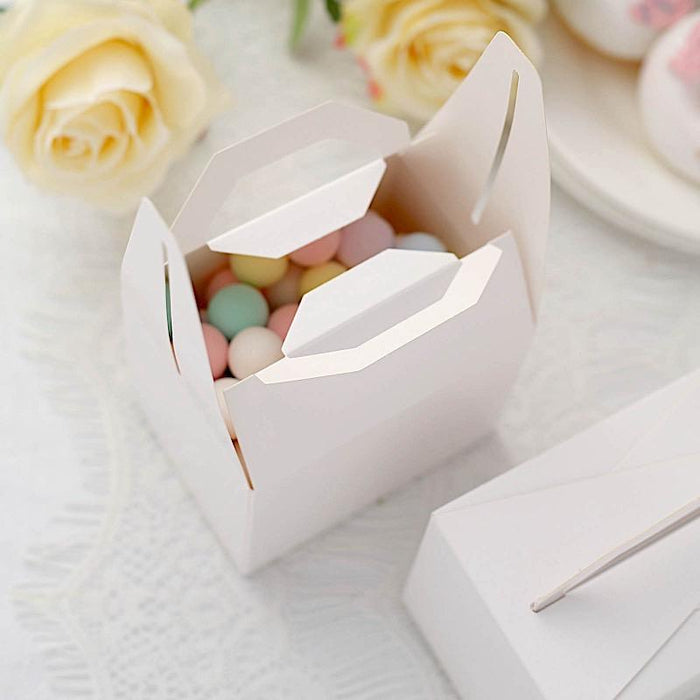 Tote Boxes with Handles for Wedding Favors