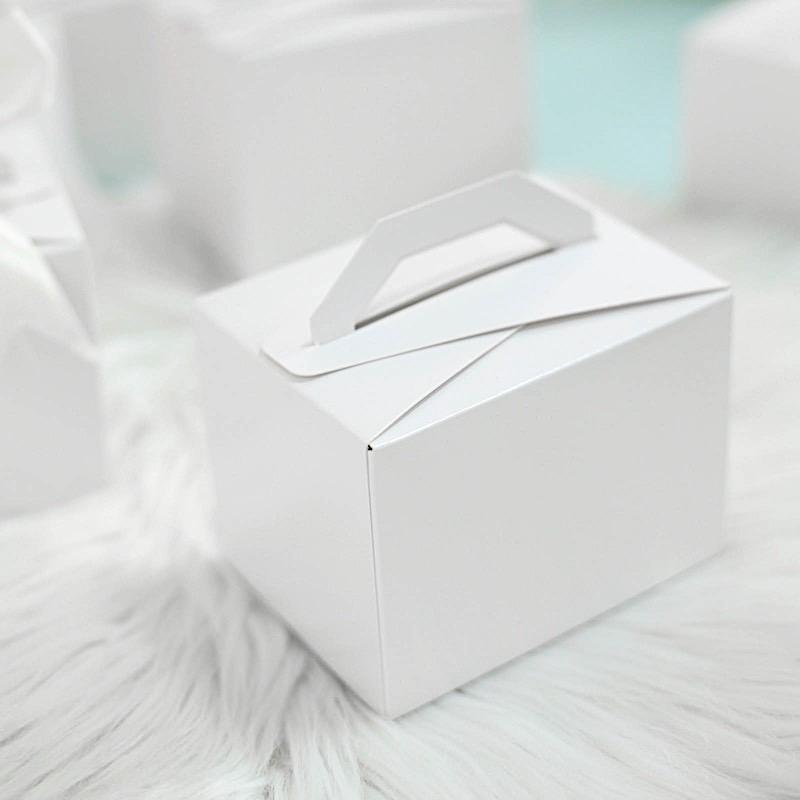 Tote Boxes with Handles for Wedding Favors