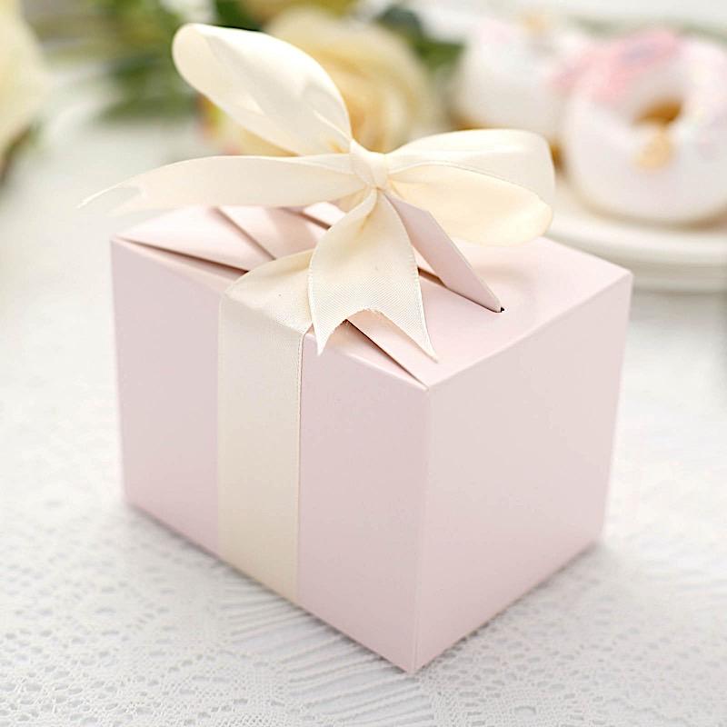 Tote Boxes with Handles for Wedding Favors