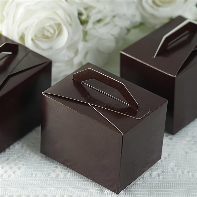 Tote Boxes with Handles for Wedding Favors