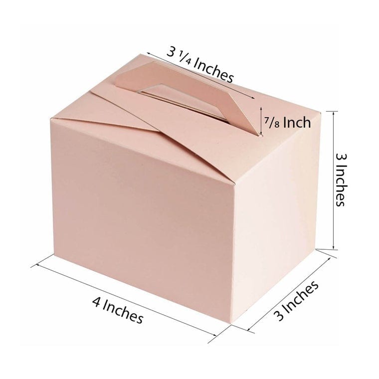 Tote Boxes with Handles for Wedding Favors