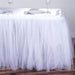 Two Layers Tulle Table Skirt