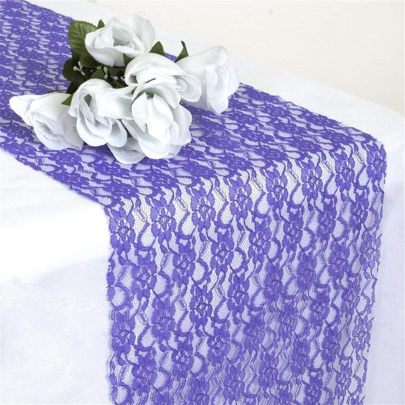 Wedding Lace Flowers Table Runner