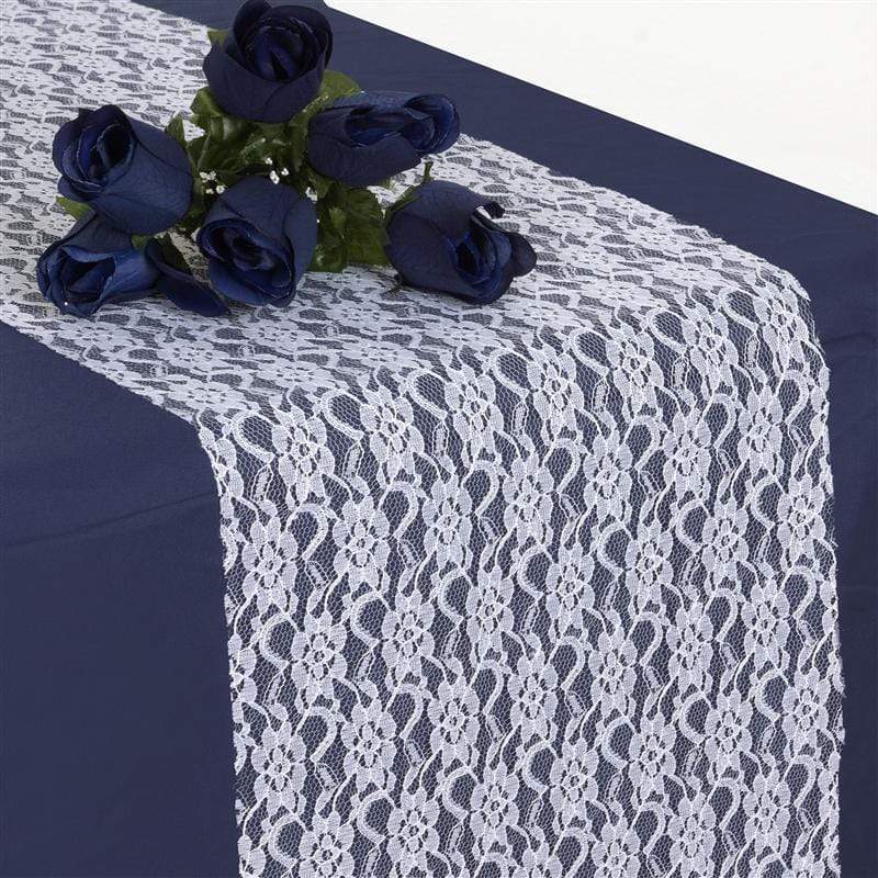 Wedding Lace Flowers Table Runner