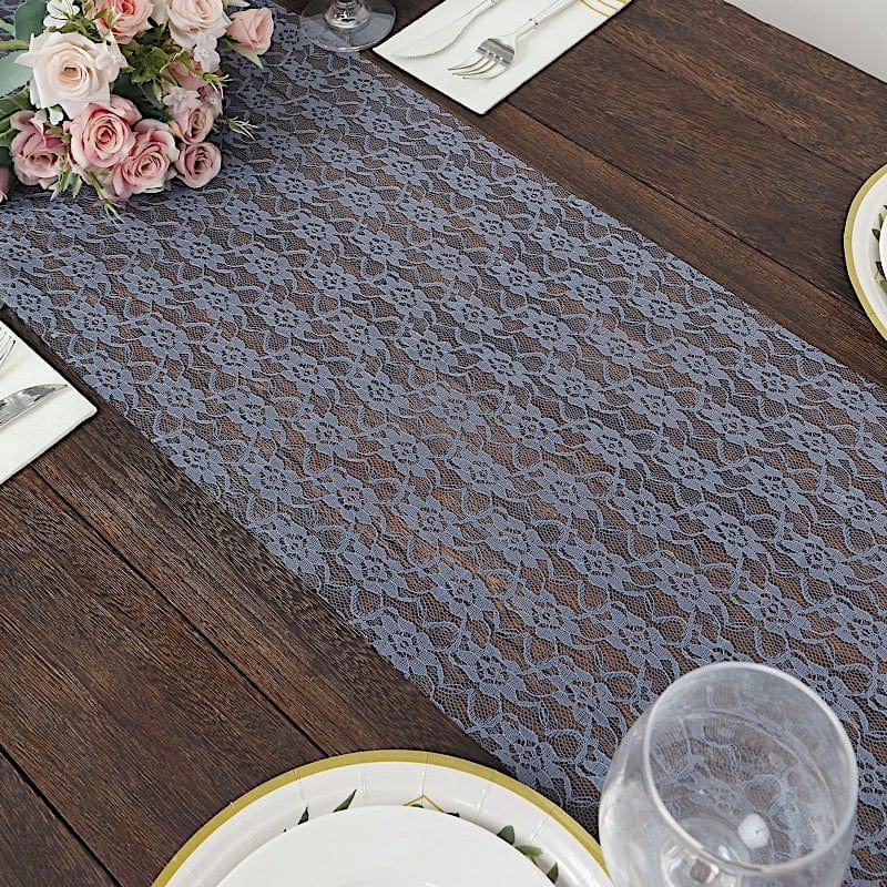 Wedding Lace Flowers Table Runner