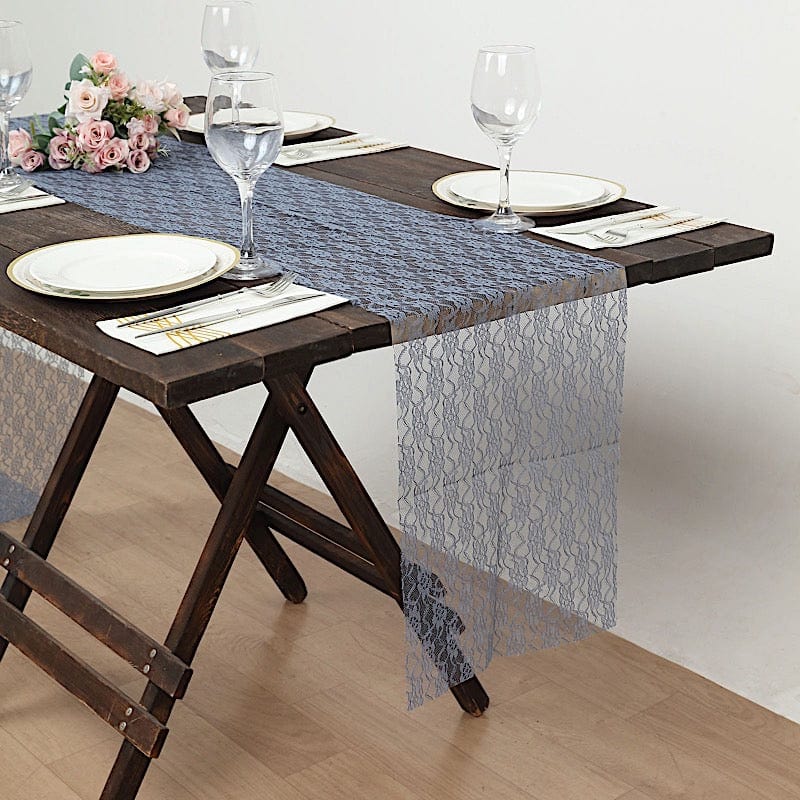 Wedding Lace Flowers Table Runner