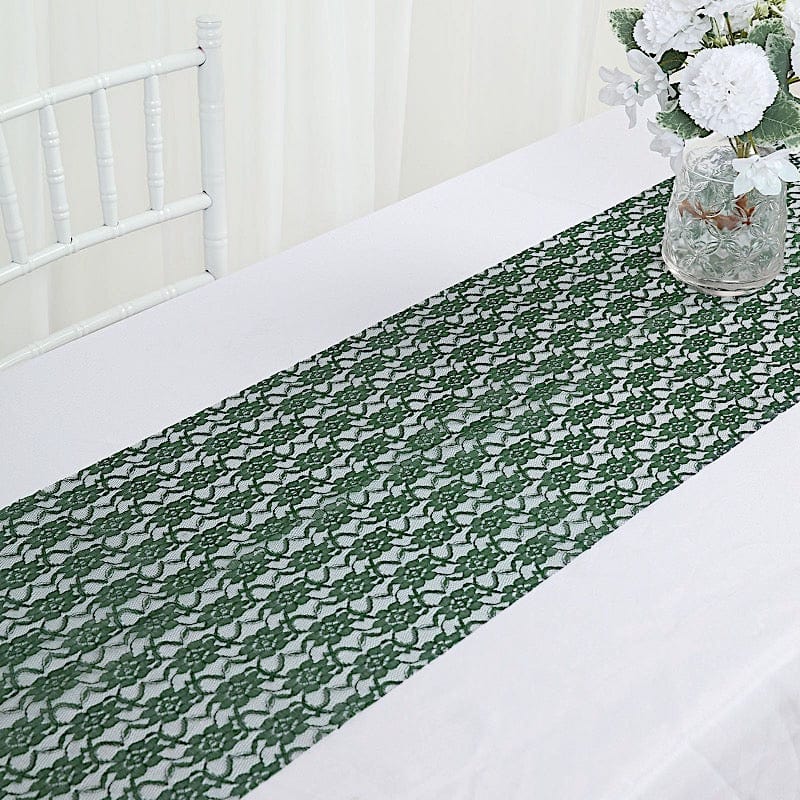 Wedding Lace Flowers Table Runner