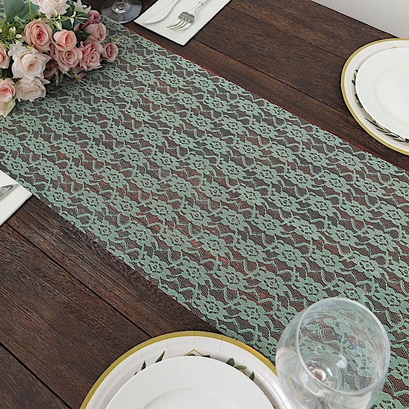 Wedding Lace Flowers Table Runner