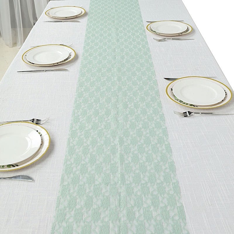Wedding Lace Flowers Table Runner
