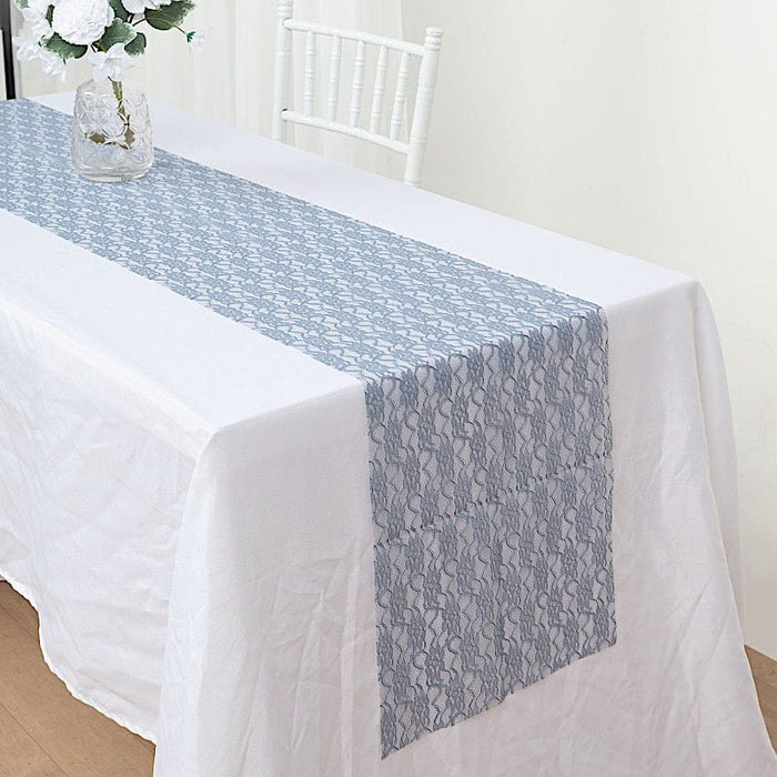 Wedding Lace Flowers Table Runner RUN_LACE_086