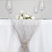 Wedding Lace Flowers Table Runner RUN_LACE_SILV