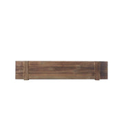 Wood Rectangular Box Planter Holders Centerpieces Dark Brown