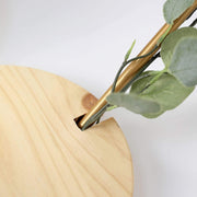 Wood with Nonagon Geometric Metal Arch Cake Display Stand - Gold